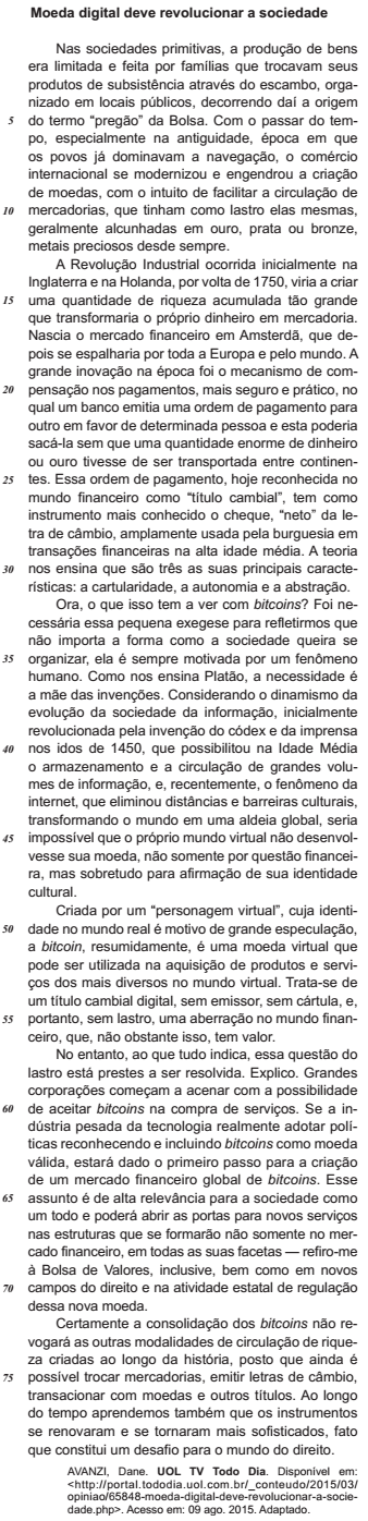 questões de concursos - Banco do Brasil S.A. - 2016