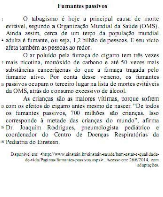 questões de concursos Secretaria de Estado da Saúde do Distrito Federal (SESAU DF) 2014 