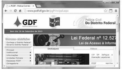 questões de concursos Polícia Civil do Distrito Federal 2013 