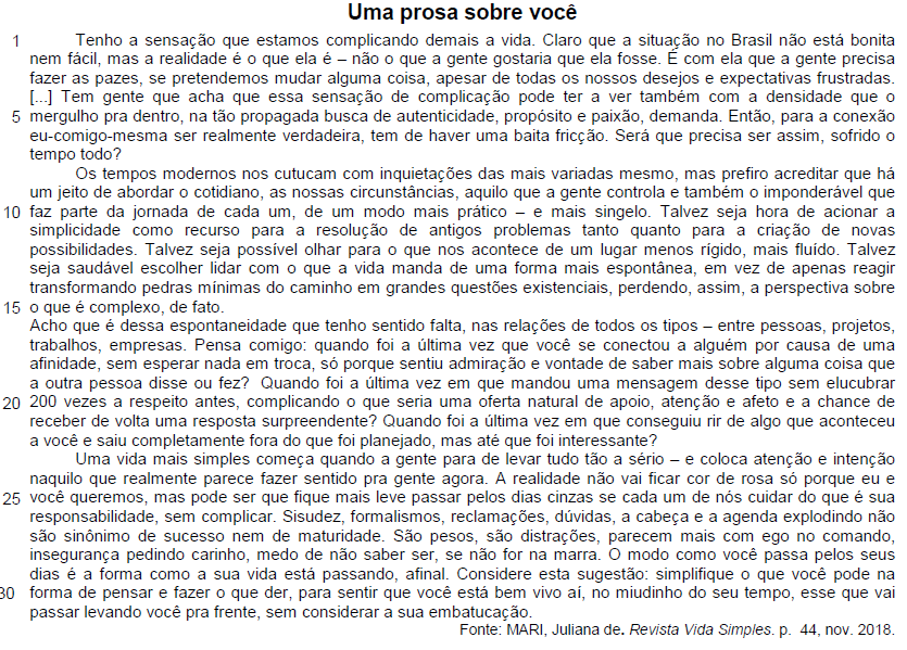 questões de concursos Prefeitura de Turmalina (MG) 2019 