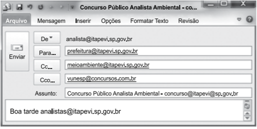 questões de concursos Prefeitura de Itapevi (SP) questões de concursos Prefeitura de Itapevi (SP) 2019