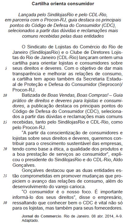 questões de concursos Banco do Brasil S.A. 2015 