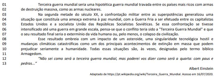questões de concursos Prefeitura de Fortaleza (CE) 2020 
