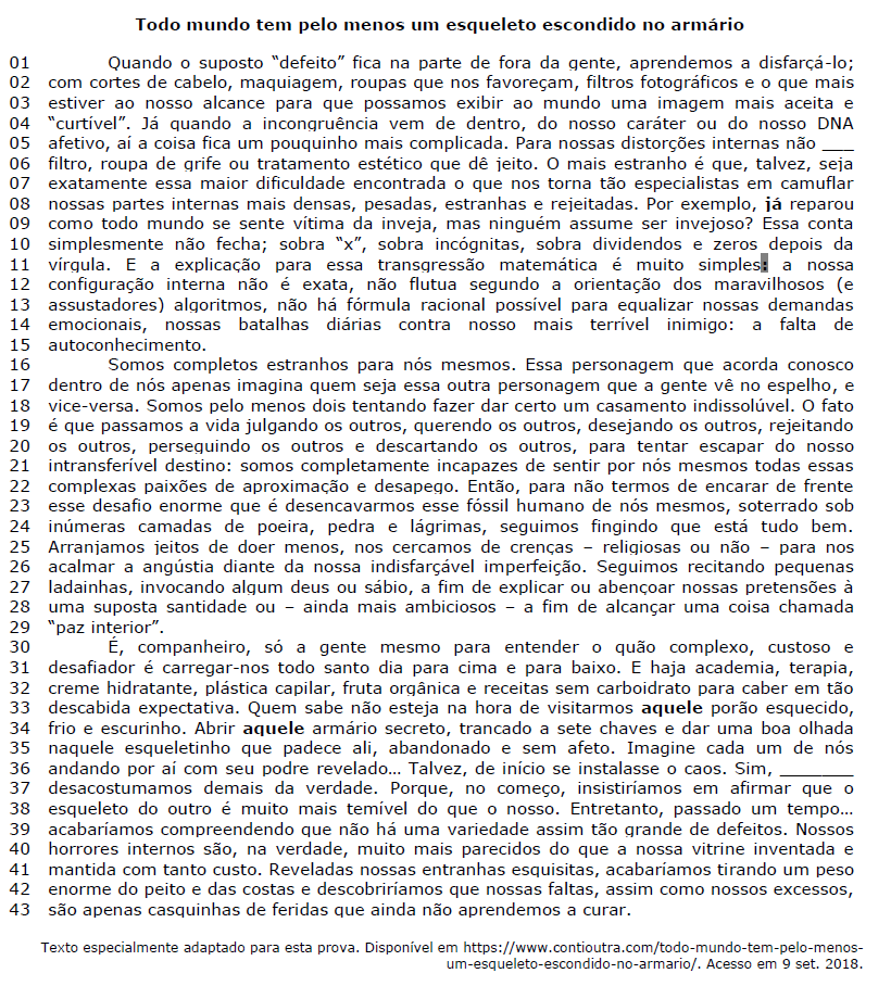 questões de concursos Porto Xavier (RS) 2018 