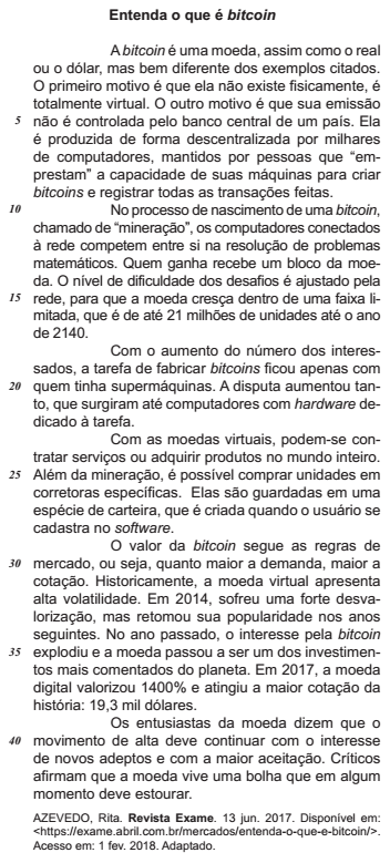 questões de concursos Banco da Amazônia (BASA)  2018 