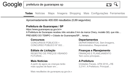 questões de concursos Prefeitura de Guararapes (SP) questões de concursos Prefeitura de Guararapes (SP) 2018