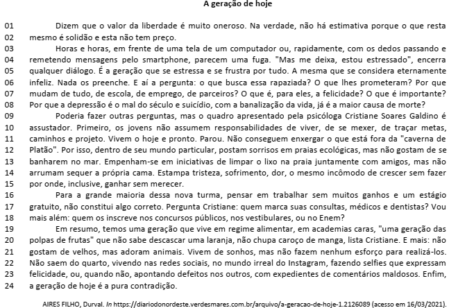 questões de concursos Prefeitura de Fortaleza (CE) de Português 2022
