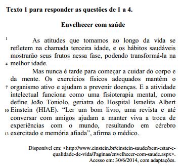 questões de concursos - Secretaria de Saúde do Distrito Federal (SES DF) - 2015