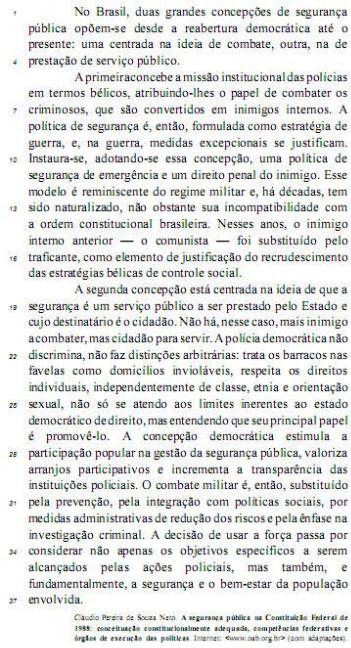 questões de concursos -  - 2017