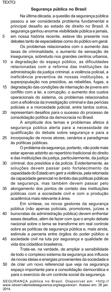 questões de concursos - Polícia Militar da Bahia - 2016