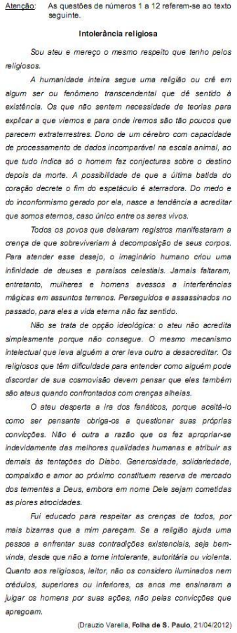 questões de concursos Tribunal Superior do Trabalho (TST) 2012 