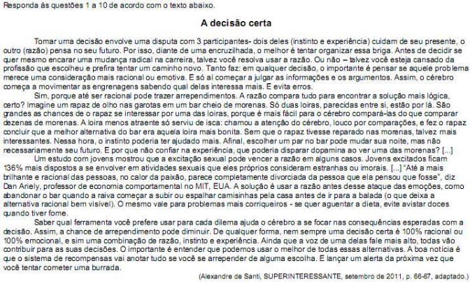 questões de concursos Universidade Estadual da Paraíba (UEPB) 2012 