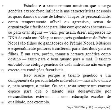 questões de concursos Superior Tribunal Militar (STM) 2004 