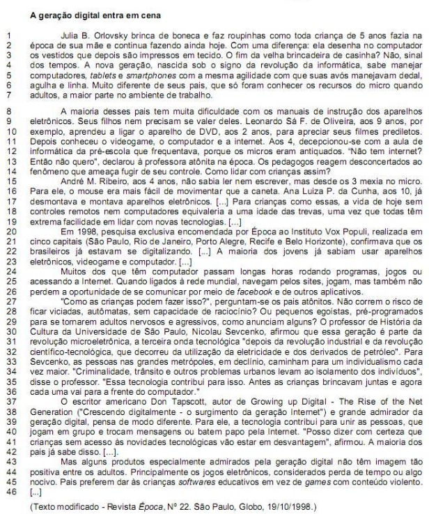 questões de concursos Universidade Federal do Espírito Santo (UFES) 2015 