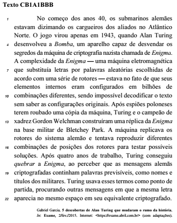 questões de concursos Agência Brasileira de Inteligência (ABIN) 2018 