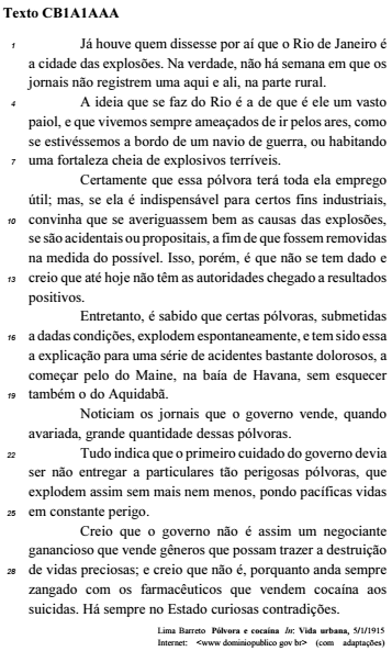 questões de concursos Empresa Brasileira de Serviços Hospitalares (EBSERH) 2018 