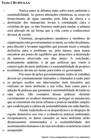 questões de concursos - Companhia de Pesquisa de Recursos Minerais (CPRM) - 2016