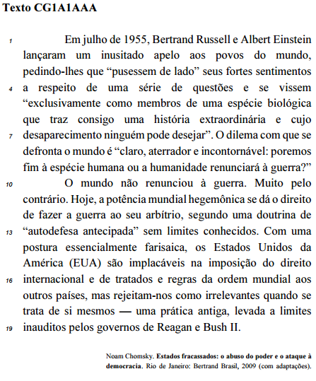 questões de concursos - Companhia Pernambucana de Gás (COPERGÁS) - 2016