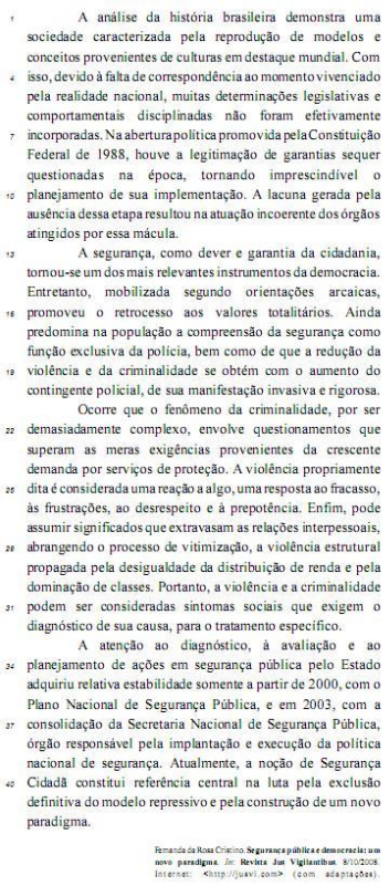 questões de concursos - Polícia Militar do Distrito Federal (PM DF) - 2016