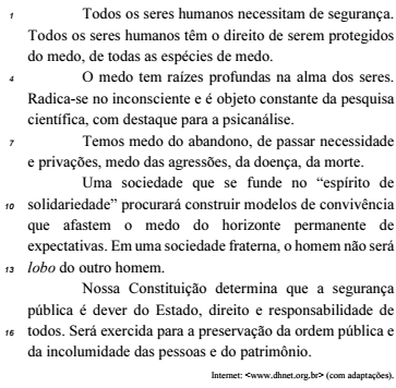 questões de concursos - Polícia Militar do Distrito Federal (PM DF) - 2016